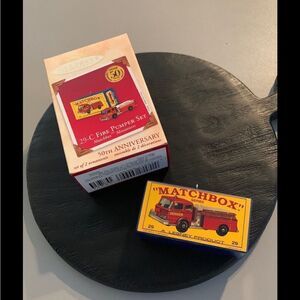 Vintage Hallmark Fire Engine Christmas Ornament